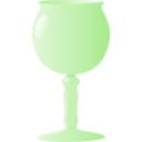 download Simple Wine Glass clipart image with 270 hue color