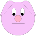 download Sad Piggy clipart image with 315 hue color