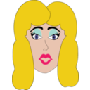download Blonde Lady clipart image with 0 hue color