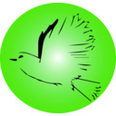 download Dove Icon clipart image with 135 hue color