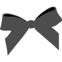 download Black Ribbon clipart image with 0 hue color