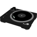 download Dj Turntable clipart image with 90 hue color