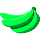 download Bananas clipart image with 90 hue color
