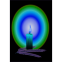 download Magic Candlelight clipart image with 180 hue color