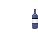download Wine Bottle clipart image with 90 hue color