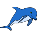 download Delphin clipart image with 0 hue color