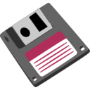 download Floppy Diskette clipart image with 90 hue color
