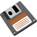 download Floppy Diskette clipart image with 135 hue color