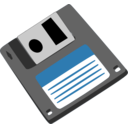 download Floppy Diskette clipart image with 315 hue color