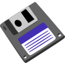 download Floppy Diskette clipart image with 0 hue color