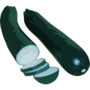 download Zucchini clipart image with 45 hue color
