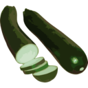 download Zucchini clipart image with 315 hue color
