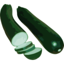 download Zucchini clipart image with 0 hue color