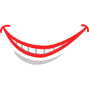 download Smile clipart image with 0 hue color