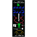 download Arecibo Message clipart image with 135 hue color