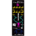 download Arecibo Message clipart image with 315 hue color