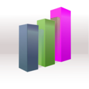 download Graph 3d clipart image with 270 hue color