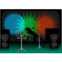 download Stage clipart image with 135 hue color