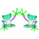 download Frog By Sonny clipart image with 90 hue color