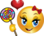 Lollipop Girl Smiley Emoticon