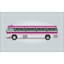 download 1960s Gm Pd 4106 Bus clipart image with 315 hue color