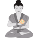 download Buddha clipart image with 90 hue color