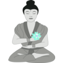 download Buddha clipart image with 225 hue color