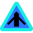 download Roadlayout Sign 2 clipart image with 180 hue color