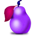 download Pear clipart image with 225 hue color