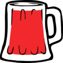 download Fatty Matty Brewing Beer Mug Icon clipart image with 315 hue color