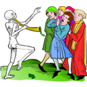 download Dance Macabre 4 clipart image with 0 hue color