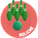 download Boliche clipart image with 180 hue color