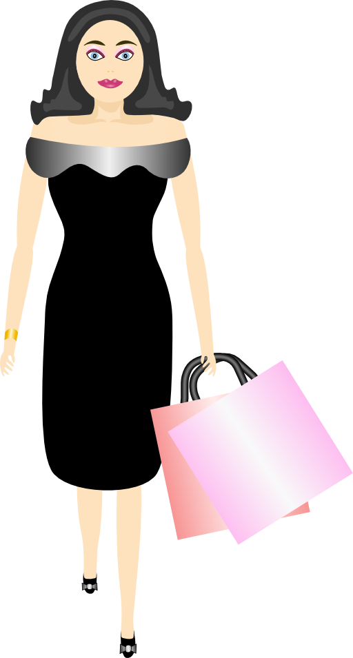 Glamour Girl Shopping