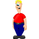 download Worriedman clipart image with 0 hue color