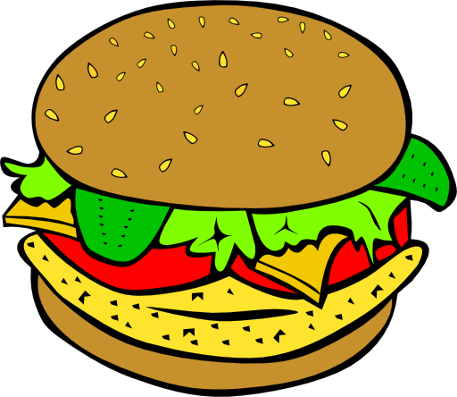 Fast Food Lunch Dinner Chicken Burger