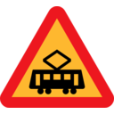 download Tram Roadsign clipart image with 0 hue color