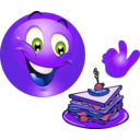 download Delicious Smiley Emoticon clipart image with 225 hue color