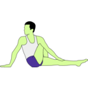 download Vakrasana clipart image with 45 hue color