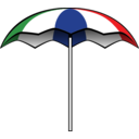 download Summer Umbrella clipart image with 0 hue color