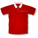 download Red Polo Shirt clipart image with 0 hue color