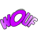 download Wouf In Color clipart image with 45 hue color