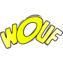 download Wouf In Color clipart image with 180 hue color