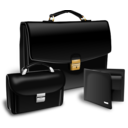download Suitcase Purse And Handy clipart image with 0 hue color