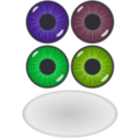 download Eye Components clipart image with 45 hue color
