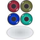 download Eye Components clipart image with 135 hue color