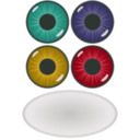 download Eye Components clipart image with 315 hue color