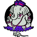 download Elephant And Mouse clipart image with 270 hue color