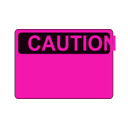 download Caution Blank clipart image with 270 hue color