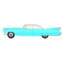 download Cadillac Convertible 1959 clipart image with 180 hue color