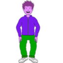 download A Person Boy clipart image with 270 hue color